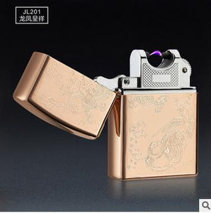 Pulsed Arc Lighter Windproof Thunder Metal Plasma Cigar Lighter