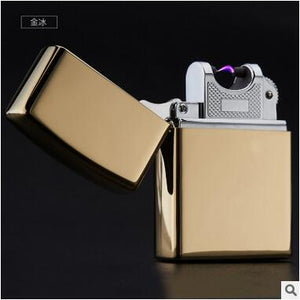 Pulsed Arc Lighter Windproof Thunder Metal Plasma Cigar Lighter