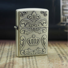 Load image into Gallery viewer, Metal Constantine Carving gasoline lighters