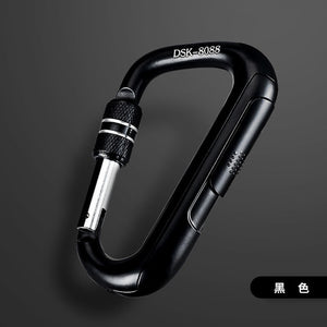 Electric USB Lighter Metal Portable Carabiner Flameless