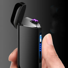 Load image into Gallery viewer, Metal Windproof Electronic Usb Charging Lighter