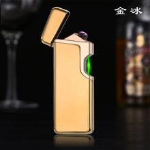 Load image into Gallery viewer, Quick Green Laser Ignition Electronic Lighter USB Plasma Double ARC