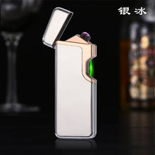 Load image into Gallery viewer, Quick Green Laser Ignition Electronic Lighter USB Plasma Double ARC