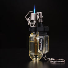 Load image into Gallery viewer, Keychain Lighter Transparent  Accessories Key Ring Tool Spray Lighter