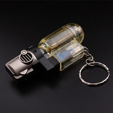 Load image into Gallery viewer, Keychain Lighter Transparent  Accessories Key Ring Tool Spray Lighter