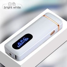 Load image into Gallery viewer, Windproof USB Charging Cigarette Lighter Touch Induction Double Arc