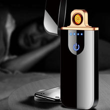 Load image into Gallery viewer, Touch Screen USB Electric Plasma Lighter