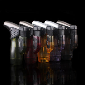 Windproof Refillable Lighter Butane Gas Jet Flame Torch